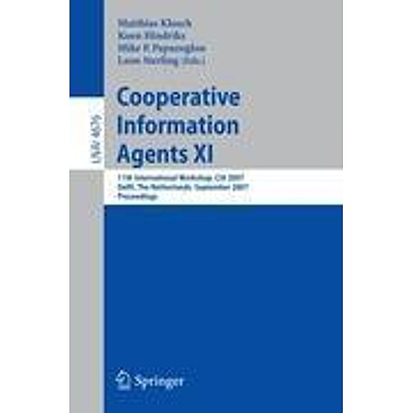 Cooperative Information Agents XI