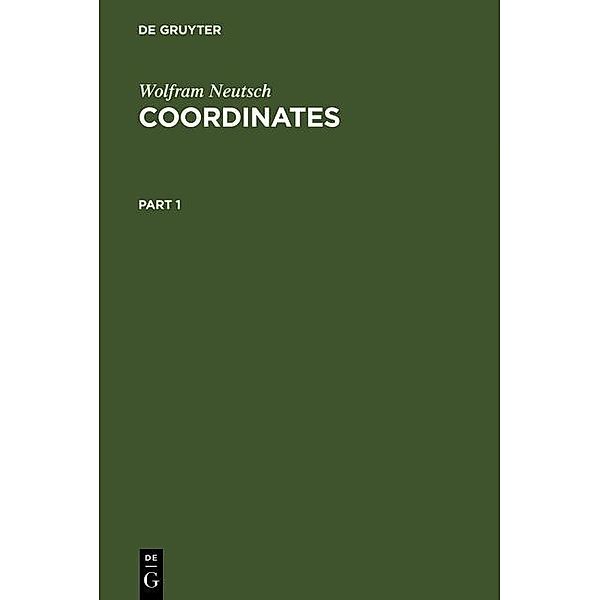 Coordinates, Wolfram Neutsch