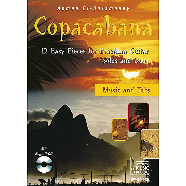 Copacabana, for Brazilian Guitar, w. Audio-CD, Ahmed El-Salamouny