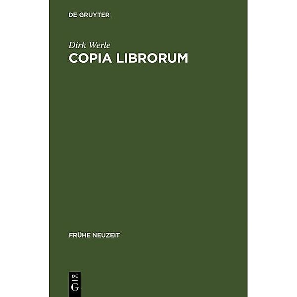 Copia librorum / Frühe Neuzeit Bd.119, Dirk Werle