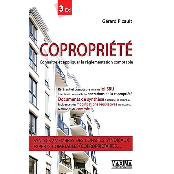 Copropriété - 3e éd. / HORS COLLECTION, Gerard Picault