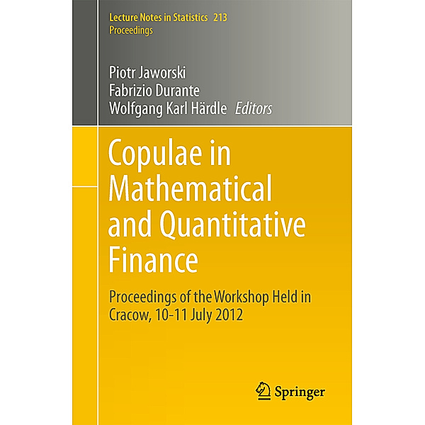 Copulae in Mathematical and Quantitative Finance