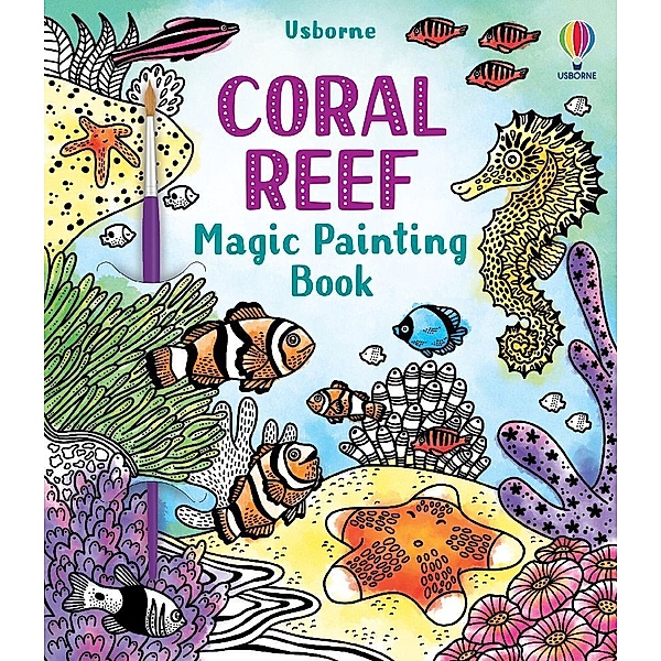 Coral Reef Magic Painting Book, Abigail Wheatley