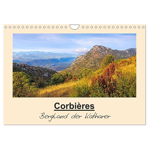 Corbieres - Bergland der Katharer (Wandkalender 2024 DIN A4 quer), CALVENDO Monatskalender, LianeM