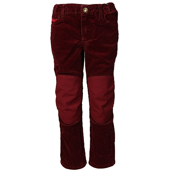 finkid Cord-Hose KUUSI mit Kniebesatz in cabernet