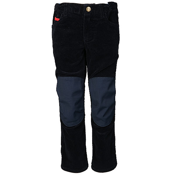 finkid Cord-Hose KUUSI mit Kniebesatz in navy