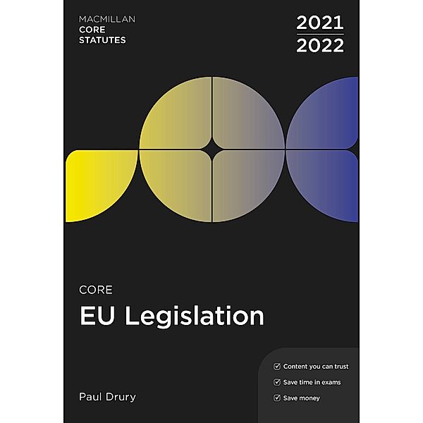 Core EU Legislation 2021-22, Paul Drury