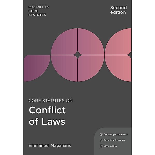 Core Statutes on Conflict of Laws / Macmillan Core Statutes, Emmanuel Maganaris