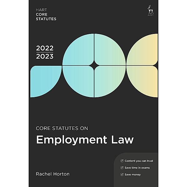 Core Statutes on Employment Law 2022-23, Rachel Horton