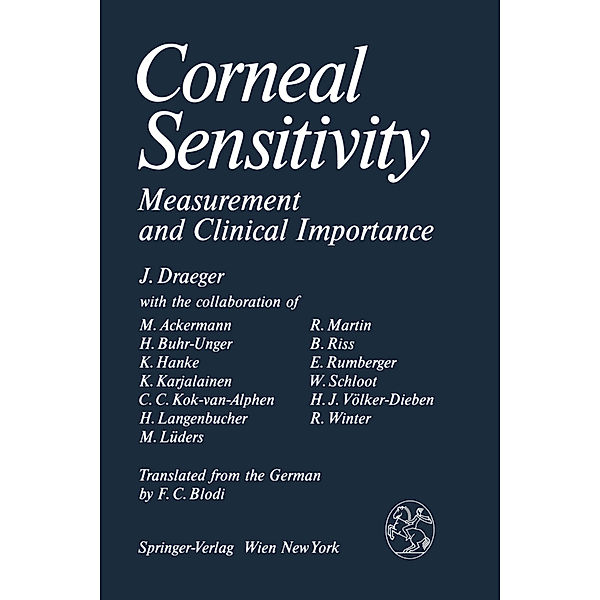 Corneal Sensitivity, Jörg Draeger