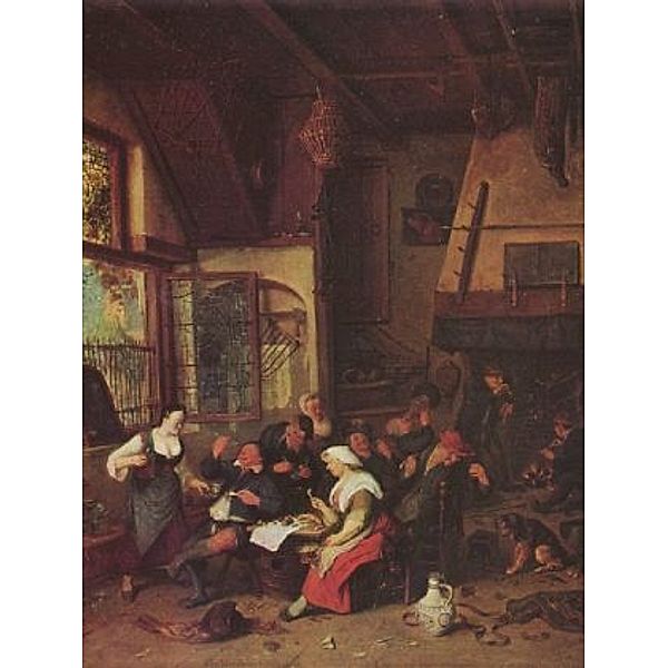 Cornelis Dusart - Wirtshausszene - 200 Teile (Puzzle)