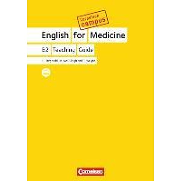 Cornelsen Campus/English for Medicine/Handreichungen, Ros Wright, Marie McCullagh, Patrick Fitzgerald