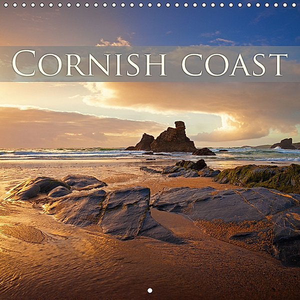Cornish coast (Wall Calendar 2019 300 × 300 mm Square), Photoplace