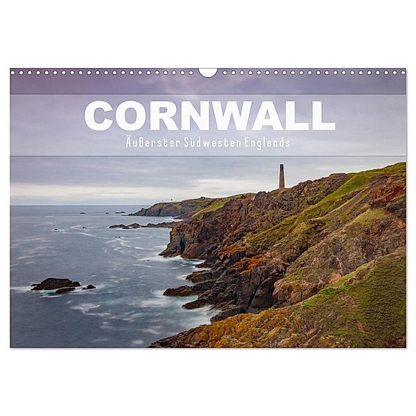 Cornwall - Äusserster Südwesten Englands (Wandkalender 2024 DIN A3 quer), CALVENDO Monatskalender, Norman Preissler