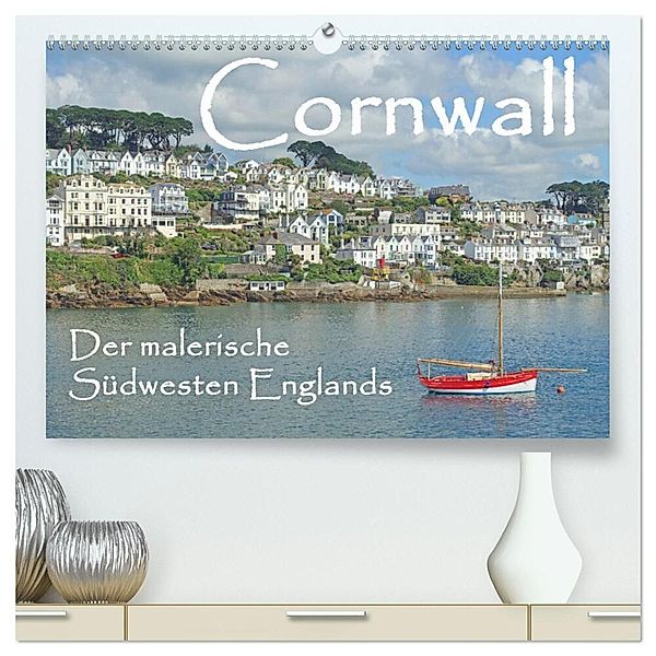 Cornwall. Der malerische Südwesten Englands (hochwertiger Premium Wandkalender 2024 DIN A2 quer), Kunstdruck in Hochglanz, Anita Berger