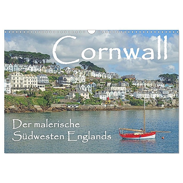 Cornwall. Der malerische Südwesten Englands (Wandkalender 2024 DIN A3 quer), CALVENDO Monatskalender, Anita Berger