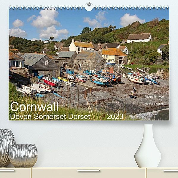 Cornwall - Devon Somerset Dorset (Premium, hochwertiger DIN A2 Wandkalender 2023, Kunstdruck in Hochglanz), www.MatthiasHanke.de
