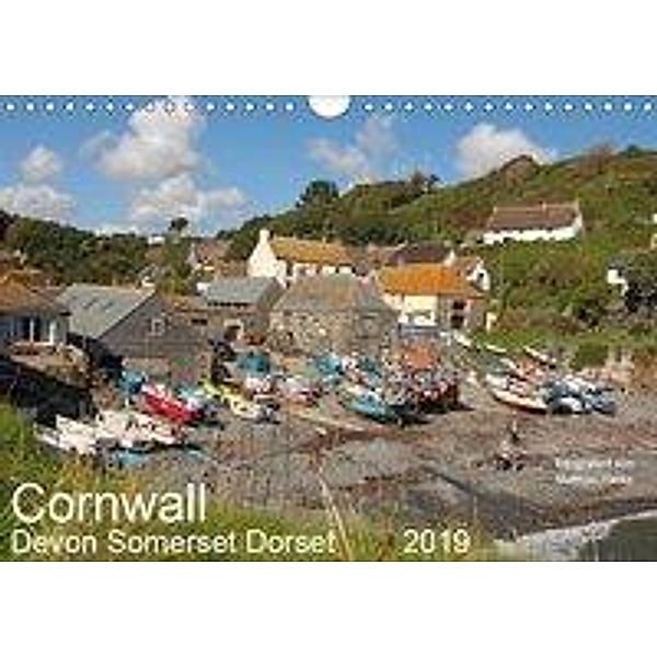 Cornwall - Devon Somerset Dorset (Wandkalender 2019 DIN A4 quer), Matthias Hanke