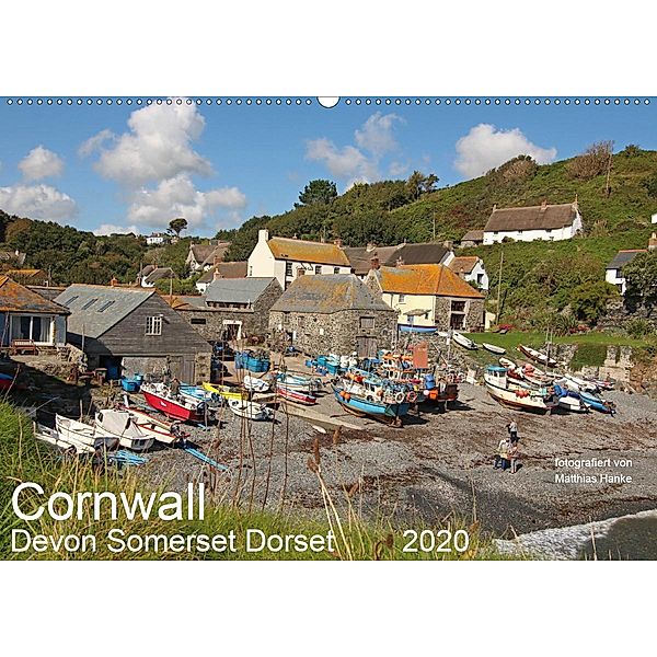 Cornwall - Devon Somerset Dorset (Wandkalender 2020 DIN A2 quer)