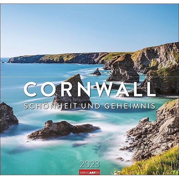 Cornwall Kalender 2023. Stimmungsvolle Fotos bekannter Künstler. Kalender Landschaften 2023: Malerische Dörfer und wilde