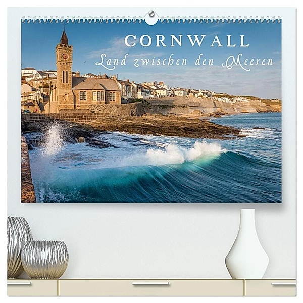 Cornwall - Land zwischen den Meeren (hochwertiger Premium Wandkalender 2024 DIN A2 quer), Kunstdruck in Hochglanz, Christian Müringer