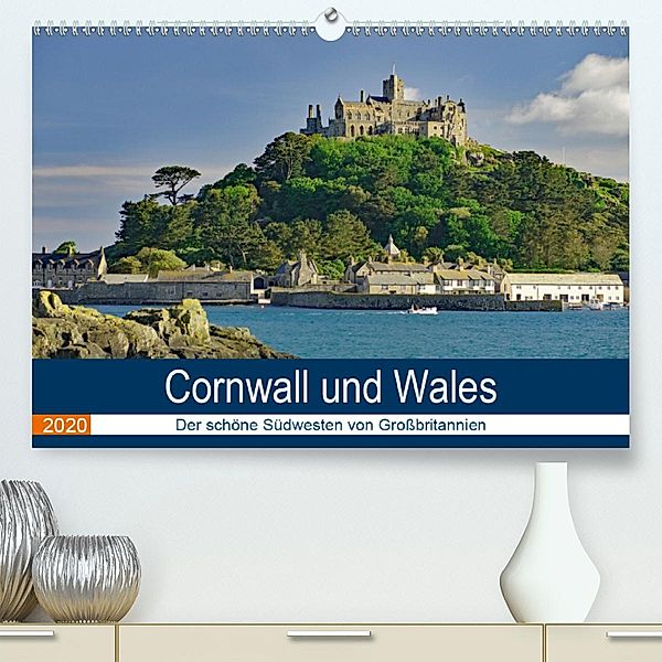 Cornwall und Wales (Premium-Kalender 2020 DIN A2 quer), Reinhard Pantke