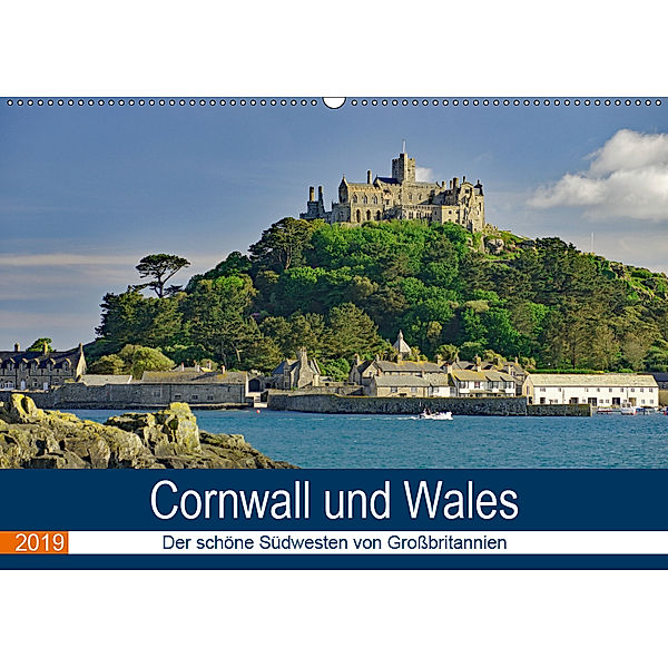 Cornwall und Wales (Wandkalender 2019 DIN A2 quer), Reinhard Pantke