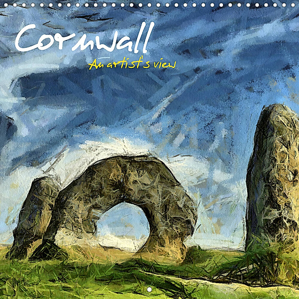 Cornwall (Wall Calendar 2023 300 × 300 mm Square), Graeme Heddle