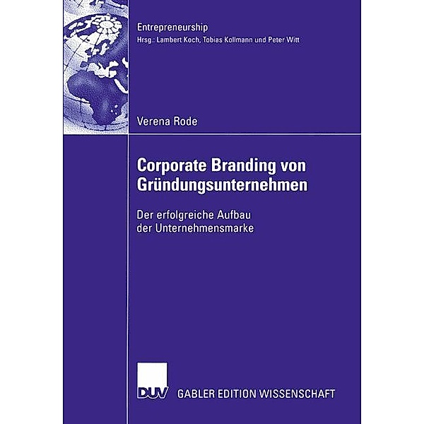 Corporate Branding von Gründungsunternehmen, Verena Rode