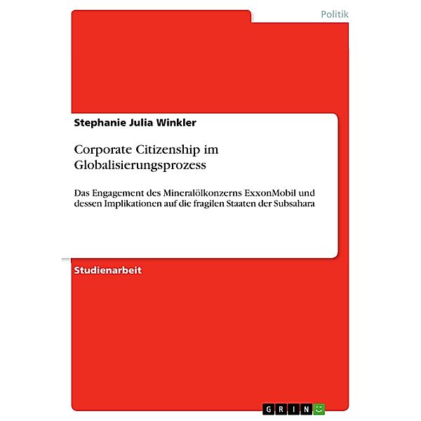 Corporate Citizenship im Globalisierungsprozess, Stephanie Julia Winkler