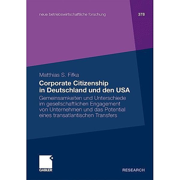 Corporate Citizenship in Deutschland und den USA, Matthias S. Fifka