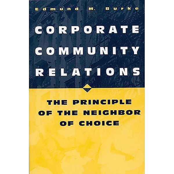 Corporate Community Relations, Edmund M. Burke