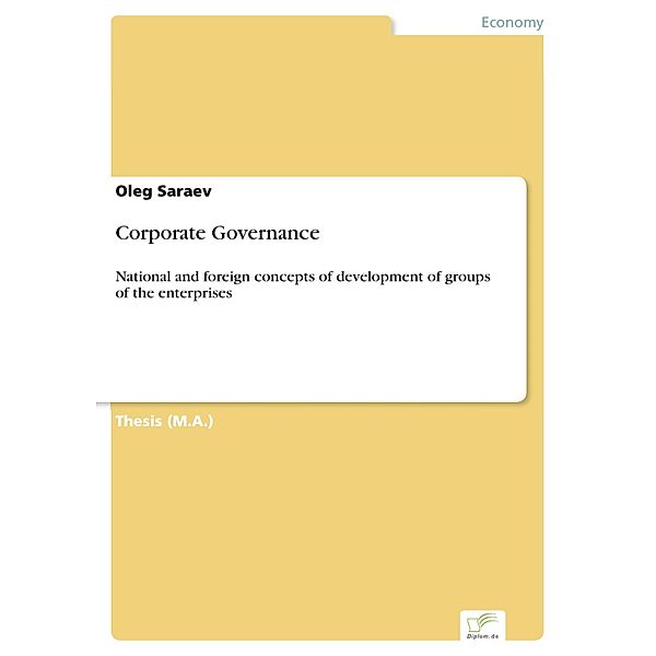 Corporate Governance, Oleg Saraev