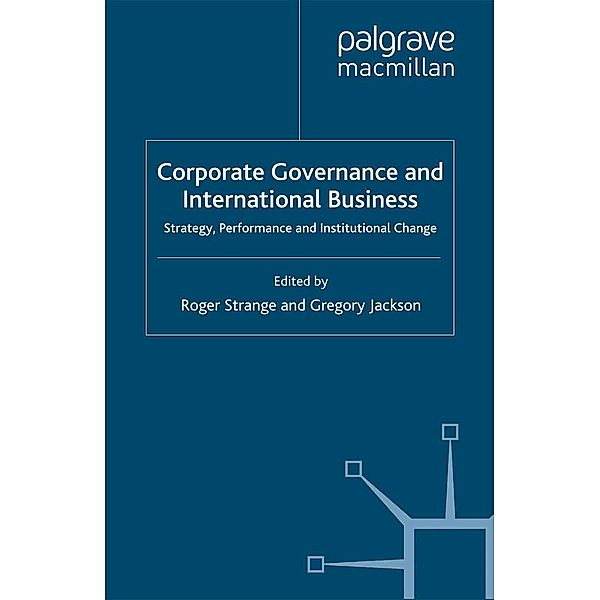 Corporate Governance and International Business / The Academy of International Business