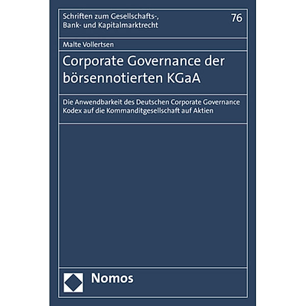 Corporate Governance der börsennotierten KGaA, Malte Vollertsen