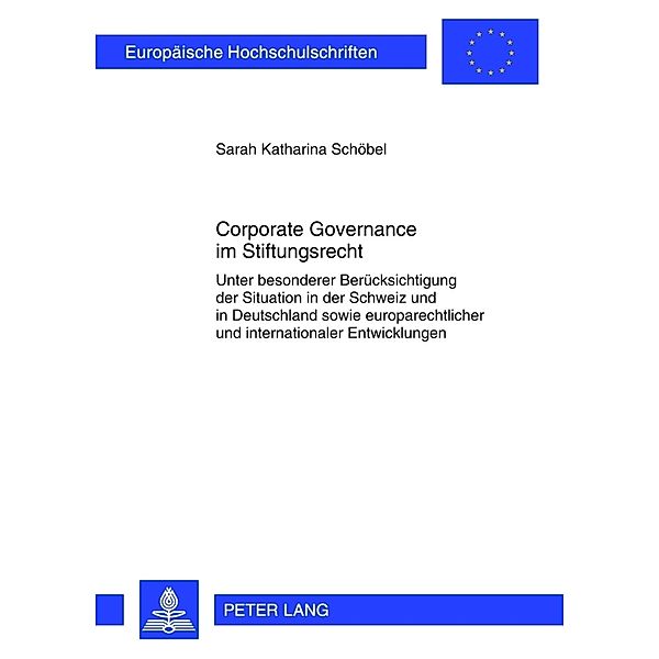 Corporate Governance im Stiftungsrecht, Sarah Katharina Schöbel