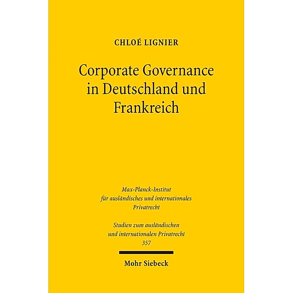 Corporate Governance in Deutschland und Frankreich, Chloé Lignier