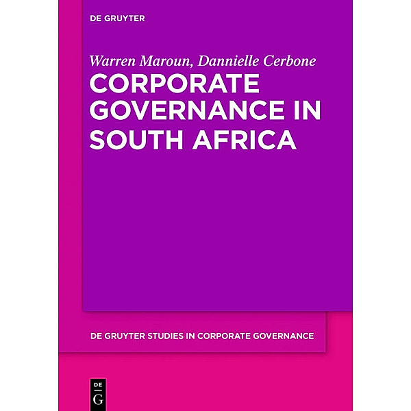 Corporate Governance in South Africa, Warren Maroun, Dannielle Cerbone