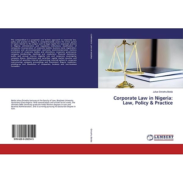 Corporate Law in Nigeria: Law, Policy & Practice, Julius Onivehu Beida