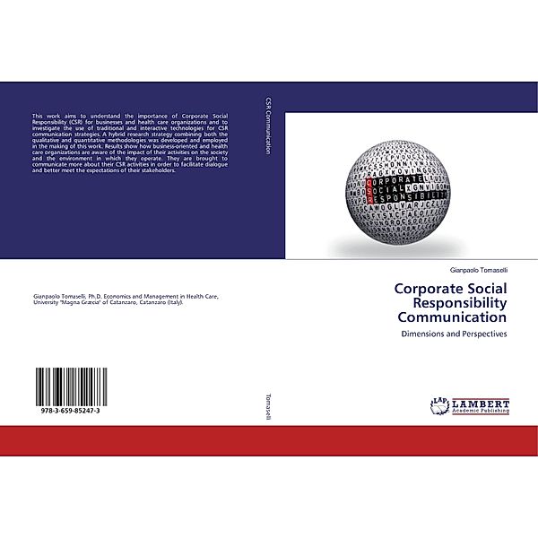 Corporate Social Responsibility Communication, Gianpaolo Tomaselli