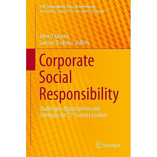 Corporate Social Responsibility / CSR, Sustainability, Ethics & Governance