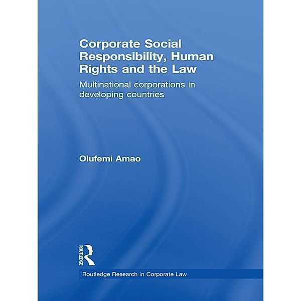 Corporate Social Responsibility, Human Rights and the Law, Olufemi Amao