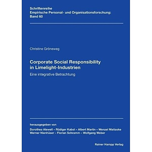 Corporate Social Responsibility in Limelight-Industrien, Christine Gröneweg