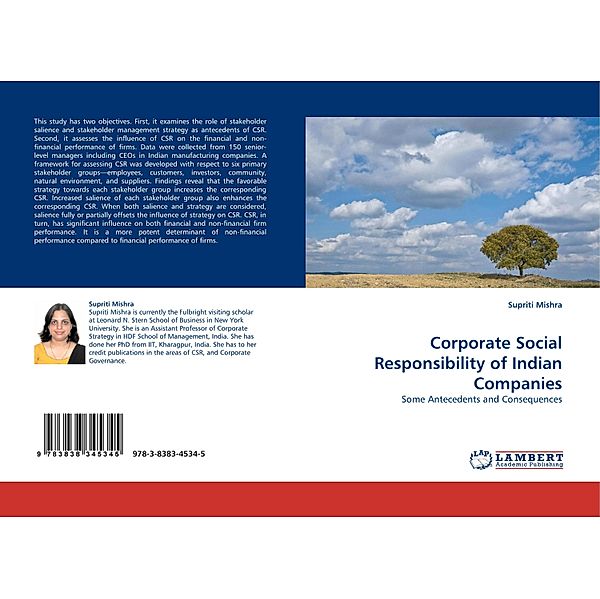 Corporate Social Responsibility of Indian Companies, Supriti Mishra