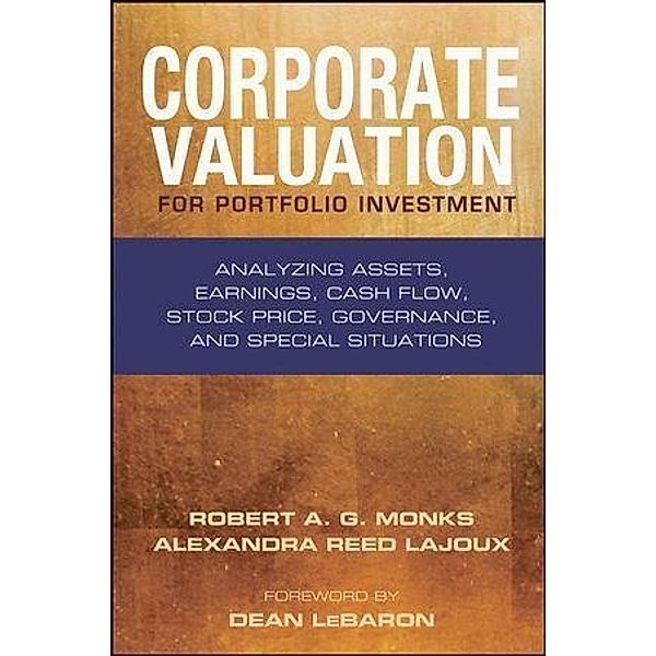 Corporate Valuation for Portfolio Investment / Bloomberg Professional, Robert A. G. Monks, Alexandra Reed Lajoux