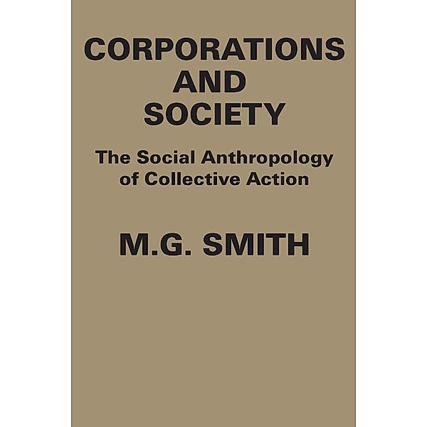 Corporations and Society, M. G. Smith