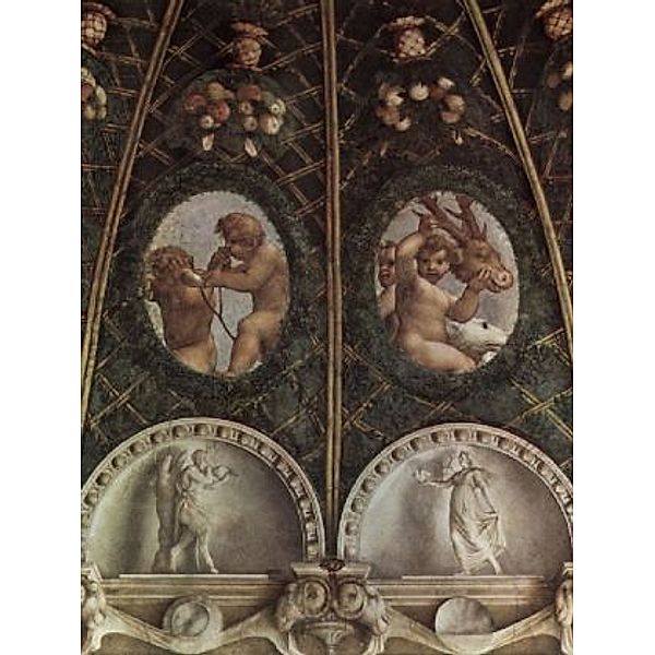 Correggio - Deckenfresko im Nonnekloser San Paolo in Parma, Detail: Putti - 200 Teile (Puzzle)