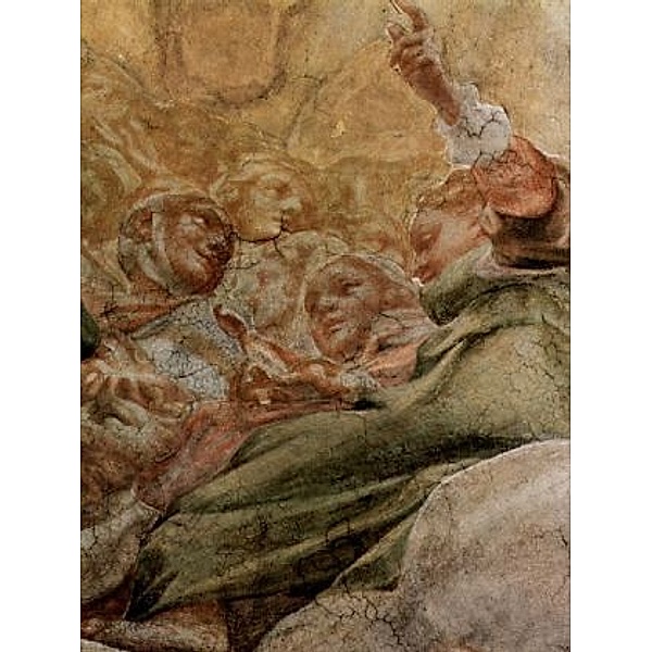 Correggio - Kuppelfresko im Dom, Szene: Verkündigung, Detail: Heilige und Engel - 1.000 Teile (Puzzle)
