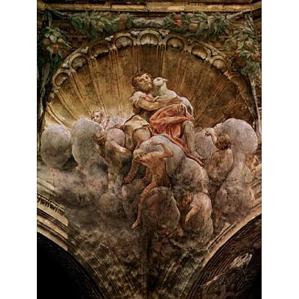 Correggio - Kuppelfresko im Dom, Verkündigung, Detail in Gewölbezwickel: Hl. Johannes der Täufer - 2.000 Teile (Puzzle)