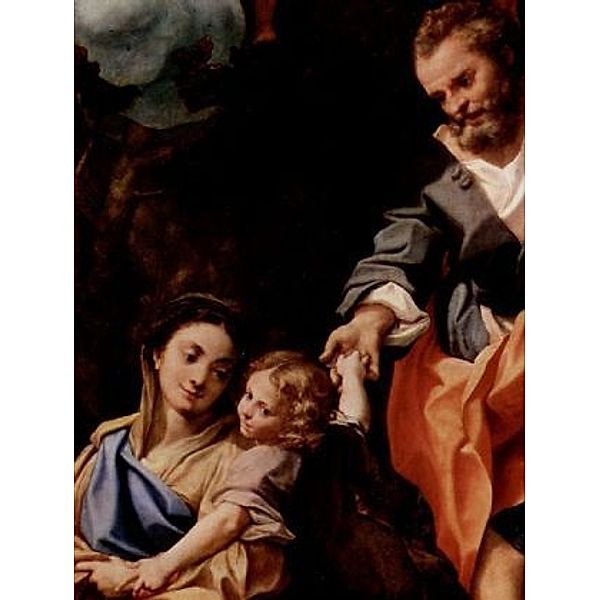 Correggio - Madonna della Scodella, Szene: Ruhe auf der Flucht nach Ägypten, Detail - 100 Teile (Puzzle)
